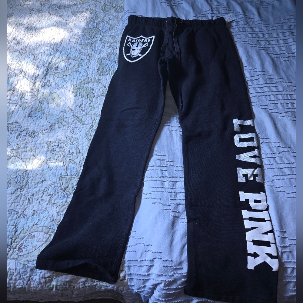 Raiders Victoria Secret sweat pants Size M